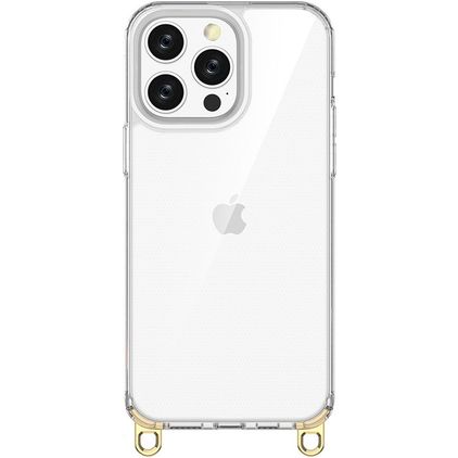Mobigear Bungy Coque iPhone 14 Pro Max Coque arrière Rigide - Or