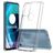 Mobigear Crystal Coque Transparente Motorola Moto G71 5G Coque arrière Rigide - Transparent