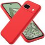 Mobigear Colors Coque Google Pixel 8a Coque arrière en TPU Souple - Rouge