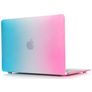 Mobigear Rainbow Matte MacBook 12 Pouces (2015-2017) Coque - Bleu / Rose - Model A1534