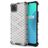 Mobigear Honeycomb Coque Realme C11 (2020) Coque arrière Rigide Anti-Chocs - Blanc