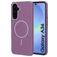 Mobiparts Slim Line Samsung Galaxy A36 MagSafe Plastique rigide Coque arrière - Imperial Purple