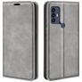Mobigear Retro Slim Housse TCL 305 Etui Porte-Monnaie - Gris