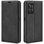 Mobigear Retro Slim Housse Realme GT2 Pro Etui Porte-Monnaie - Noir
