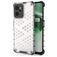 Mobigear Honeycomb Realme C35 Plastique rigide Coque arrière Antichoc - Blanc