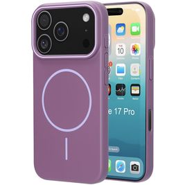 Mobiparts Slim Line Coque iPhone 17 Pro MagSafe Coque arrière Rigide - Imperial Purple
