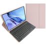Mobigear Keys Coque iPad Air 4 (2020) Etui Clavier Bluetooth QWERTZ + Porte-crayon - Rose