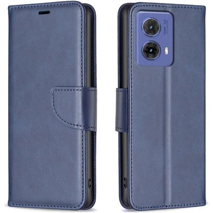 Mobigear Excellent Housse Motorola Moto G85 Etui Porte-Monnaie - Bleu