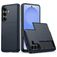 Mobigear Card Coque Samsung Galaxy S26 Plus Coque arrière Rigide Anti-Chocs avec Porte-Cartes - Bleu