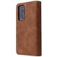 Mobigear Zipper Housse Huawei P40 Etui Porte-Monnaie - Marron