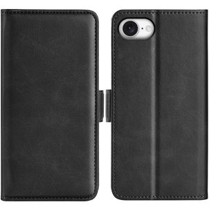 Mobigear Slim Magnet iPhone 17e Étui Portefeuille - Noir