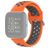 Mobigear Sport Plus Buckle Bracelet Silicone pour Fitbit Versa 2 Fermeture boucle ardillon - Orange / Gris