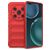 Mobigear Bumpy Coque HONOR Magic 4 Pro Coque arrière en TPU Souple - Rouge