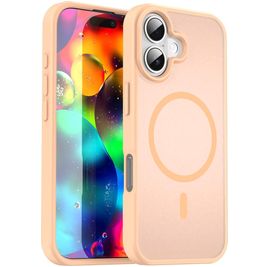 Mobigear Shockproof Coque iPhone 17 MagSafe Coque arrière Rigide - Rouge Powder