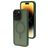 Mobiparts Hardcover Coque iPhone 14 Pro Max MagSafe Coque arrière Rigide - Satin Green