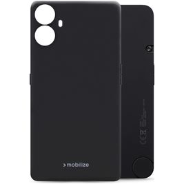 Mobilize Rubber Gelly Coque Nothing CMF Phone 1 Coque arrière en TPU Souple - Noir