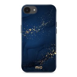 MIO Coque iPhone 16e MagSafe Coque arrière Rigide - Midnight Sparkle