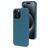 Mobiparts Coque iPhone 15 Pro Max Coque arrière en Silicone - Blueberry Blue