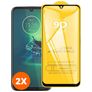 Mobigear Premium Motorola Moto G8 Plus Verre trempé Protection d'écran - Compatible Coque - Noir (Lot de 2)