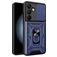 Mobigear Armor Ring Cam Slide Coque Samsung Galaxy S24 FE Coque arrière Rigide Anti-Chocs avec Anneau-Support et Protecteur Lentilles - Bleu