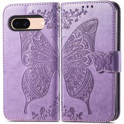 Mobigear Butterfly Housse Google Pixel 8a Etui Porte-Monnaie - Lavande