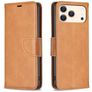 Mobigear Excellent Housse iPhone 18 Pro Max Etui Porte-Monnaie - Cognac