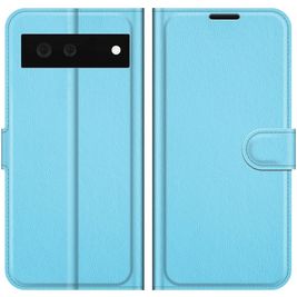 Mobigear Classic Housse Google Pixel 6 Etui Porte-Monnaie - Bleu