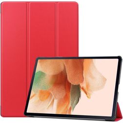 Mobigear Tri-Fold Coque Samsung Galaxy Tab S7 FE Etui - Rouge