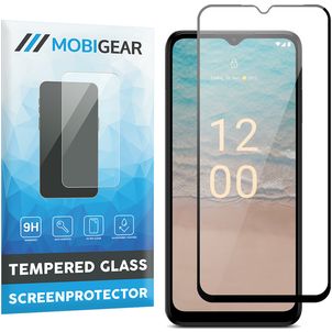 Mobigear Premium Nokia G22 Verre trempé Protection d'écran - Compatible Coque - Noir