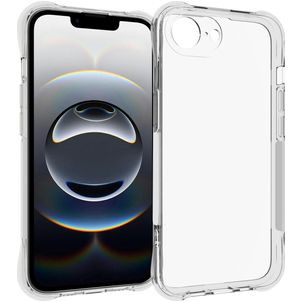 Mobigear Cushion Coque Transparente iPhone 17e Coque arrière en TPU Souple - Transparent