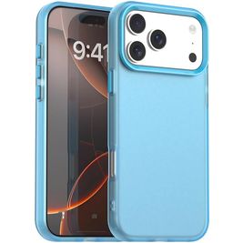 Mobigear Crystal Coque iPhone 17 Pro Coque arrière Rigide - Bleu