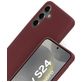 Mobiparts Coque Samsung Galaxy S24 Coque arrière en Silicone - Plum Red
