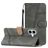 Mobigear Stitch Housse iPhone 17 Etui Porte-Monnaie - Gris