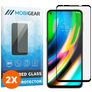 Mobigear Premium Motorola Moto G9 Plus Verre trempé Protection d'écran - Compatible Coque - Noir (Lot de 2)