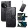 Mobigear Butterfly Housse OnePlus 11 Etui Porte-Monnaie - Noir