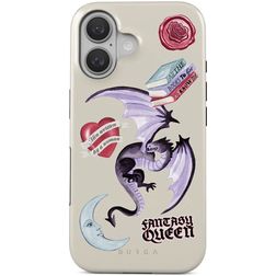 Burga Tough Coque iPhone 16 Coque arrière Rigide Anti-Chocs - Plot Twister