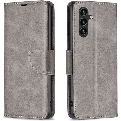 Mobigear Excellent Samsung Galaxy A56 Étui Portefeuille - Gris