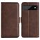 Mobigear Slim Magnet Housse Google Pixel 6a Etui Porte-Monnaie - Marron