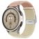 Mobigear Braided Dual Bracelet Nylon Smartwatch Fermeture à pince - Connexion universelle de 22 mm - Rose / Lumière stellaire
