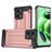 Mobigear Outdoor POCO X5 Plastique rigide Coque arrière Antichoc - Rose doré