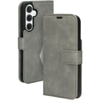 Mobiparts Classic Wallet Samsung Galaxy A55 Étui Portefeuille - Granite Grey