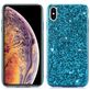 Mobigear Glitter Coque iPhone XR Coque arrière Rigide - Bleu