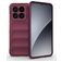 Mobigear Bumpy Xiaomi 15 TPU souple Coque arrière - Bordeaux