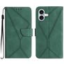 Mobigear Stitch Housse iPhone 17 Etui Porte-Monnaie - Vert