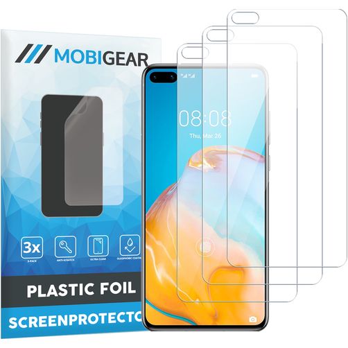 Mobigear Huawei P40 Protection d'écran Film - Compatible coque (Lot de 3)