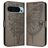 Mobigear Butterfly Housse Google Pixel 9 Pro XL Etui Porte-Monnaie - Gris