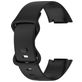 Mobigear Sport Dual Bracelet Silicone Fitbit Charge 5 Fermeture à clou et passant - Noir