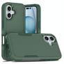 Mobigear Heavy Armor Coque iPhone 16 Coque arrière Rigide Anti-Chocs - Vert