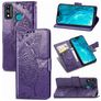 Mobigear Butterfly Housse HONOR 9X Lite Etui Porte-Monnaie - Violet