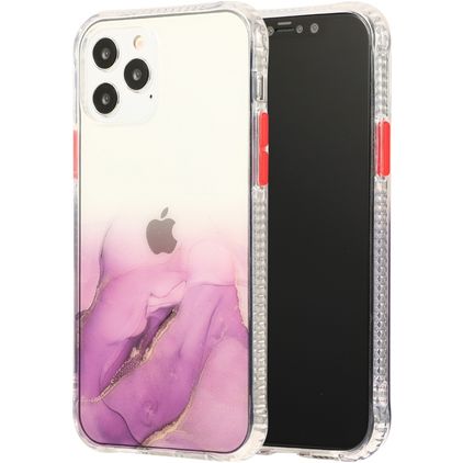 Mobigear Gradient Coque iPhone 12 Pro Max Coque arrière Rigide - Violet